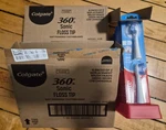 24CT! Colgate 360 Sonic Floss Tip Soft Toothbrush (12X 2PKS!) Heads, New!. Fixed Price $44.99.