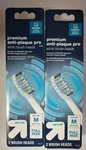(2) Up&up Brush Head Refills Medium Bristles, 2-PACK Compare To Philips Sonicare. Fixed Price $13.50.