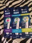 Packs Of Oral Brush Heads 3D White, Precision Clean, And Floss Action. Fixed Price $50.00.