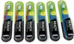 Reach Toothbrush Crystal Clean Medium Bristles With Free Cap 6 Pack. Fixed Price $12.99.
