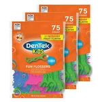 Dentek Kids Fun Flossers, Limited Edition Monster 3X 75COUNT (225TTL). Fixed Price $12.45.
