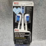 Cvs Health Gum Defense Sonic Replacement 3 Brush Heads. Fixed Price $10.83.