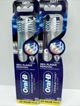 (2) Oral-b Crossaction All In One Toothbrushes Deep Plaque Removal Soft 2X. Fixed Price $16.31.