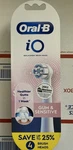 Oral-b Io Gum & Sensitive Replacement Brush Heads 4/PK New. Fixed Price $22.99.