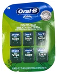 Oral-b Glide Dental Floss Scope Mint Flavor 43.7 Yd Ea, Value 6 Pack. Fixed Price $22.99.
