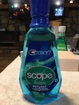 Crest Scope Outlast Mouthwash Rinse-bouche 5X Long Lasting Mint 16.9 Fl Oz. Fixed Price $15.98.