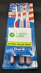 3 Oral Healthy Clean Manual Toothbrushes Extra Value Pack Soft Bristles New. Fixed Price $14.99.