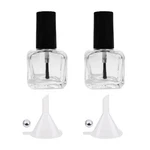2PCS Empty Nail Polish Bottles With Brush Small 5ML Glass Cap Fu.... Fixed Price $9.35.