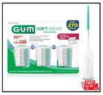 Gum Soft-picks Sunstar 270 3 Travel Cases Rubber Bristles Tooth. Fixed Price $24.45.