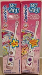 Kid's Spinbrush Powered Toothbrush My Way! Decorate With 141 Stickers 2 Pack. Fixed Price $22.00.