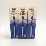 (3) Oral-b Clic Toothbrush Handle With Replaceable Head Teal Free Ship. Fixed Price $25.00.