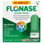 Flonase Non Drowsy Allergy Relief Nasal 90 Metered Sprays 0.44OZ / 12.9ML. Fixed Price $10.95.