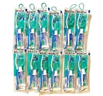 12 Reach Travel Toothbrush Set Crest Toothpaste Soft Bristle, Disposable Kit. Fixed Price $25.17.