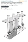 Octopodis Stainless Steel Toothbrush Holder Waterproof Rustproof, Adhesive Or. Fixed Price $9.52.