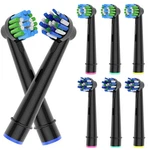 8 Replacement Heads For Oral-b Electric Toothbrush Precision Cross. Fixed Price $16.01.