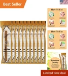 10 Pack Sewak Natural Miswak Toothbrushes - Gentle Soft Bristles For Adults. Fixed Price $25.99.