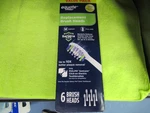 Equate Smilesonic Premium Antiplaque Replacement Toothbrush Heads Med - 6 Pack. Fixed Price $14.99.