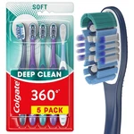 Colgate 360 Whole Mouth Clean Toothbrush, Adult Soft Toothbrushes, 5 Pack, Multi. Fixed Price $35.99.
