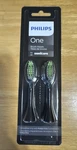 Philips One By Sonicare 2PK Brush Heads In Black BH1022/06. Fixed Price $10.00.