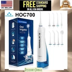 Hangsun HOC700 Water Flosser Cordless Oral Irrigator Rechargeable 8 Attachments. Fixed Price $19.95.