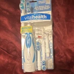 Brushpoint Vitalhealth Electric Toothbrush Dual Motion Bonus 2 Heads. Fixed Price $25.00.
