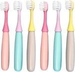 6 Pas Kids Toothbrush, Lovely Little Mushroom Extra Soft. Fixed Price $12.98.