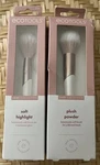 2 Pack: Ecotools Luxe Collection Plush Powder & Soft Highlight Brush Damg Boxes. Fixed Price $15.49.