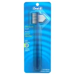 Oral Denture Brush Stain Remover Dual Head Easy Grip Handle Blue Color 1 Ct. Fixed Price $8.86.