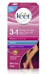 Veet 3-IN-1 Legs & Body Hair Remover Wax Strip Kit Sensitive Formula 40 Count. Fixed Price $15.72.