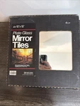 Sterling Silver Mirror Tiles Panels Plate Glass 12 X 1986 3 Pack. Fixed Price $89.00.