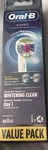 Oral-b 3D White Toothbrush Heads With Cleanmaximiser Value Pack 4. Fixed Price $12.95.