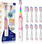 Kids Electric Toothbrush With 2 Mins Brushing Timer And 8 Replacement Bursh H.... Fixed Price $30.95.