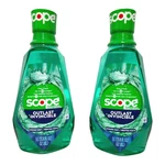 Crest Scope Outlast Mouthwash Rinse, Fresh Mint, 33.8 Fl. Oz., 2 Pack. Fixed Price $19.99.