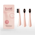 Burst Replacement Heads For Curve Sonic Electric Toothbrush 3 Pack/rose Gold. Fixed Price $43.87.
