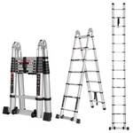 Wolec TL-01 14.5FT Telescoping Frame Ladder 330LBS Capacity. Fixed Price $209.99.