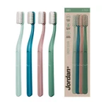 4 Pk Green Clean Manual Toothbrush Sustainable Scandinavian Design Soft Bristles. Fixed Price $18.00.
