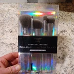 Equate Charcoal Infused Makeup Brush Total Face Kit New The Box. Fixed Price $8.49.