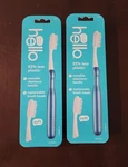 2 Pack Hello Toothbrush Reusable Aluminum Handle Replaceable Heads. Fixed Price $15.99.
