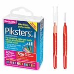 Piksters Interdental Brushes, 40 Pk, Size Count (pack Of 1), (red). Fixed Price $21.72.