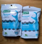 2X Advanced Care Flosser Picks Soothes Sensitive Gums 90CT Each Fresh Mint. Fixed Price $19.95.