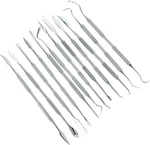12-PIECE Stainless Steel Wax Carvers T, & Clay Sculpting Tools, Double Ended. Fixed Price $32.99.