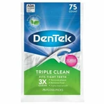 Dentek Triple Clean Floss Pick - Pack Of 75. Fixed Price $6.00.