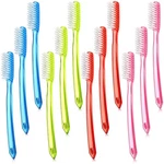 Zopeal Extra Hard And Firm Toothbrush For Adults Bulk Blue, Red, Pink, Yellow. Fixed Price $11.05.