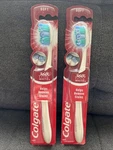 Lots Of 2X Colgate 360 Optic Advanced Whitening Adult Medium Toothbrush. Fixed Price $18.50.