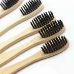 Bamboo Toothbrush Adult Organic Wooden Natural Eco Vegan - 4 Pack. Fixed Price $7.99.