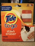 Tide To Go Stain / Remover - 4 Erasers Each Pack Discontinued. Fixed Price $7.00.