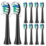 Rtauys S5 Sonic Electric Toothbrush Replacement Heads, 10 Pack, Black. Fixed Price $20.89.