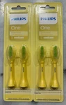 2 Philips One Sonicare Brush Mango Yellow Heads. Fixed Price $21.84.
