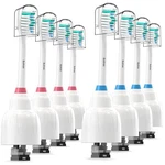 Bullnas Replacement Brush Heads 8 Count (pack Of 1), White, Blue, Pink. Fixed Price $31.99.