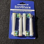 Sonishare 4PCS Electric Toothbrush Replacement Heads Refill Compare Oral. Fixed Price $9.95.